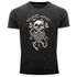 Neverless® Herren T-Shirt Vintage Shirt Printshirt Skull Captain Anker Totenkopf Bart Kapitän Ocean Spirit Aufdruck Used Look Slim Fitpreview