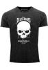 Neverless® Herren T-Shirt Vintage Shirt Printshirt  Skull Death and Bones Totenkopf Club Outfit Used Look Slim Fitpreview