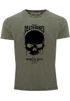 Neverless® Herren T-Shirt Vintage Shirt Printshirt  Skull Death and Bones Totenkopf Club Outfit Used Look Slim Fitpreview