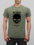 Neverless® Herren T-Shirt Vintage Shirt Printshirt  Skull Death and Bones Totenkopf Club Outfit Used Look Slim Fitpreview
