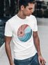 Neverless® Herren T-Shirt Welle Wave Sonne Sommer Retro Vintage Printshirt Fashion Streetstylepreview