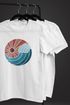 Neverless® Herren T-Shirt Welle Wave Sonne Sommer Retro Vintage Printshirt Fashion Streetstylepreview