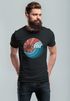 Neverless® Herren T-Shirt Welle Wave Sonne Sommer Retro Vintage Printshirt Fashion Streetstylepreview