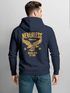 Neverless® Hoodie Backprint Herren Adler Eagle Print Retro Design Rückenaufdruck Kapuzenpullover Männer Fashion Neverless®preview