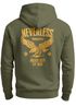 Neverless® Hoodie Backprint Herren Adler Eagle Print Retro Design Rückenaufdruck Kapuzenpullover Männer Fashion Neverless®preview