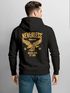 Neverless® Hoodie Backprint Herren Adler Eagle Print Retro Design Rückenaufdruck Kapuzenpullover Männer Fashion Neverless®preview