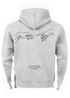 Neverless® Hoodie Backprint Herren Michelangelo Hände Line-Art-Print Kunst Philosophie Rückenaufdruck Männer Fashion Neverless®preview