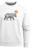  Neverless® Sweatshirt Polygon Bär Mond Outdoor Wandern Natur Print Aufdruck Fashion Streetstylepreview