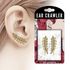 Ohrstecker Ohrklemme Ohrring Olivenzweig Olive Leaf Ear Crawler Damen Autiga®preview