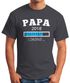 Papa 2018 Loading Shirt Herren T-Shirt Moonworks®preview