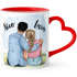 Partner-Tasse personalisiert Herz-Henkel mit Namen Geschenk Liebe Jahrestag Valentinstag SpecialMe®preview