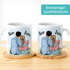 Partner-Tasse personalisiert Herz-Henkel mit Namen Geschenk Liebe Jahrestag Valentinstag SpecialMe®preview