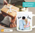 Partner-Tasse personalisiert Herz-Henkel mit Namen Geschenk Liebe Jahrestag Valentinstag SpecialMe®preview