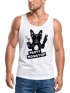 Party Herren Tank-Top Nonstop Mops French Bulldog Muskelshirt Muscle Shirt Neverless®preview