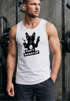 Party Herren Tank-Top Nonstop Mops French Bulldog Muskelshirt Muscle Shirt Neverless®preview