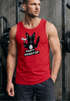 Party Herren Tank-Top Nonstop Mops French Bulldog Muskelshirt Muscle Shirt Neverless®preview