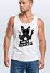 Party Herren Tank-Top Nonstop Mops French Bulldog Muskelshirt Muscle Shirt Neverless®preview