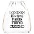 personalisierbarer Turnbeutel London Paris New York Tokyo Deine Stadt Dorf Ort Ortsname Gymbag Trend-Accessoire Moonworks®preview