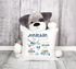 personalisierbares Kissen zur Geburt, Geburtskissen Flugzeug, Namenskissen Watercolor Geschenk Geburt Baby SpecialMe®preview