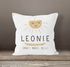 personalisierbares Kissen zur Geburt, Geburtskissen Wolke Sonne personalisiertes Geschenk Daten Geburt Baby SpecialMe®preview