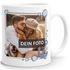 personalisierte Fototasse mit eigenem Foto persönliches Geschenk mit Bild selbst gestalten Rahmen Herz Anker SpecialMe®preview