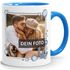 personalisierte Fototasse mit eigenem Foto persönliches Geschenk mit Bild selbst gestalten Rahmen Herz Anker SpecialMe®preview