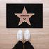 personalisierte Fußmatte mit Name Walk of Fame Hollywood Stern personalisierbares Geschenk rutschfest & waschbar Moonworks®preview