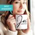 personalisierte Kaffee-Tasse Geschenk Hochzeit Hochzeitstag Namen und Datum Herz Hochzeitsgeschenk SpecialMe®preview