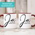 personalisierte Kaffee-Tasse Geschenk Hochzeit Hochzeitstag Namen und Datum Herz Hochzeitsgeschenk SpecialMe®preview