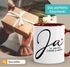 personalisierte Kaffee-Tasse Geschenk Hochzeit Hochzeitstag Namen und Datum Herz Hochzeitsgeschenk SpecialMe®preview