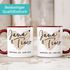 personalisierte Kaffee-Tasse Herz mit Namen und Datum Geschenk Hochzeit Hochzeitstag Jahrestag SpecialMe®preview