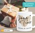 personalisierte Kaffee-Tasse Herz mit Namen und Datum Geschenk Hochzeit Hochzeitstag Jahrestag SpecialMe®preview