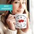 personalisierte Kaffee-Tasse Kompass zwei Herzen ein Ziel mit Namen Liebes-Geschenk Freundin Mann SpecialMe®preview