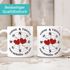 personalisierte Kaffee-Tasse Kompass zwei Herzen ein Ziel mit Namen Liebes-Geschenk Freundin Mann SpecialMe®preview