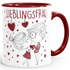 personalisierte Kaffee-Tasse Liebespaar Pärchen mit Liebesbotschaft Liebes-Geschenk Freundin Mann SpecialMe®preview