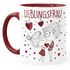 personalisierte Kaffee-Tasse Liebespaar Pärchen mit Liebesbotschaft Liebes-Geschenk Freundin Mann SpecialMe®preview