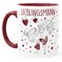 personalisierte Kaffee-Tasse Liebespaar Pärchen mit Liebesbotschaft Liebes-Geschenk Freundin Mann SpecialMe®preview