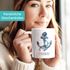 personalisierte Kaffee-Tasse mit Namen Anker Namenstasse persönliche Geschenke für Männer SpecialMe®preview