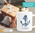 personalisierte Kaffee-Tasse mit Namen Anker Namenstasse persönliche Geschenke für Männer SpecialMe®preview