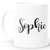 personalisierte Kaffee-Tasse mit Namen Namenstasse persönliche Geschenke für Frauen Mädchen SpecialMe®preview