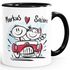 personalisierte Kaffee-Tasse Strichmännchen mit Namen und Datum Hochzeitsgeschenk Hochzeitstag SpecialMe®preview