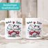 personalisierte Kaffee-Tasse Strichmännchen mit Namen und Datum Hochzeitsgeschenk Hochzeitstag SpecialMe®preview