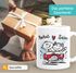 personalisierte Kaffee-Tasse Strichmännchen mit Namen und Datum Hochzeitsgeschenk Hochzeitstag SpecialMe®preview