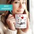 personalisierte Kaffeetasse Ich Deins, Du Meins, Wir Eins. Panda-Bär anpassbar mit Namen personalisierte Liebesgeschenke SpecialMe®preview