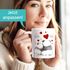 personalisierte Kaffeetasse Ich Deins, Du Meins, Wir Eins. Panda-Bär anpassbar mit Namen personalisierte Liebesgeschenke SpecialMe®preview