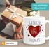 personalisierte Kaffeetasse Ich Deins, Du Meins, Wir Eins. Panda-Bär anpassbar mit Namen personalisierte Liebesgeschenke SpecialMe®preview