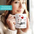personalisierte Kaffeetasse Ich Deins, Du Meins, Wir Eins. Panda-Bär anpassbar mit Namen personalisierte Liebesgeschenke SpecialMe®preview