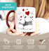 personalisierte Kaffeetasse Ich Deins, Du Meins, Wir Eins. Panda-Bär anpassbar mit Namen personalisierte Liebesgeschenke SpecialMe®preview