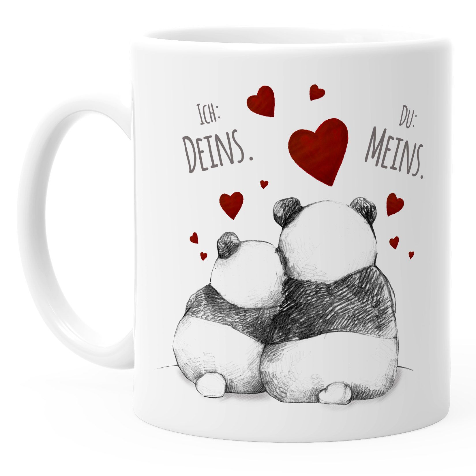 Panda Bar Anpassbar Mit Namen Personalisierte Liebesgeschenk Weiss Metall Emailletasse Specialme Emaille Tasse Ich Deins Wir Eins Du Meins Kuche Haushalt Wohnen Kaffeetassen Tvojupravnik Rs