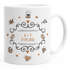 personalisierte Kaffeetasse Name und Datum Initialen oder Wunschtext anpassbarer Text individuelle Geschenke SpecialMe®preview